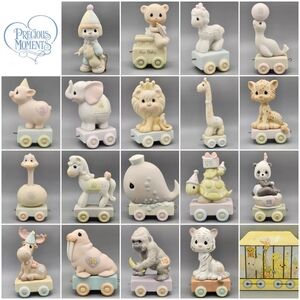 Precious Moments Birthday Animal Train Set